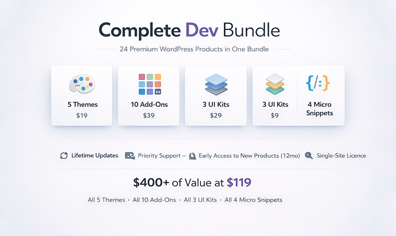 Complete Dev Bundle preview
