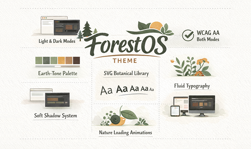ForestOS Theme preview