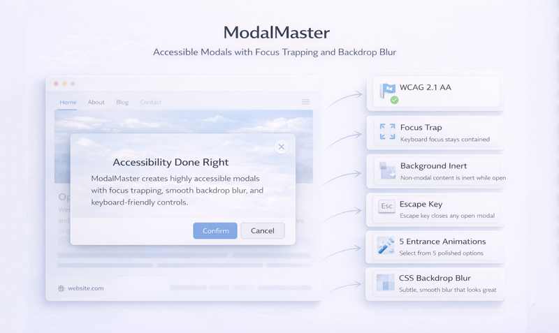 ModalMaster preview